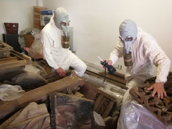 古建筑古材料熏蒸杀虫