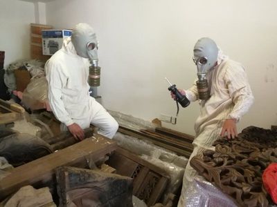 古建筑古材料熏蒸杀虫