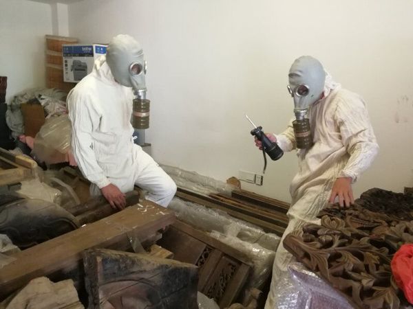 古建筑古材料熏蒸杀虫